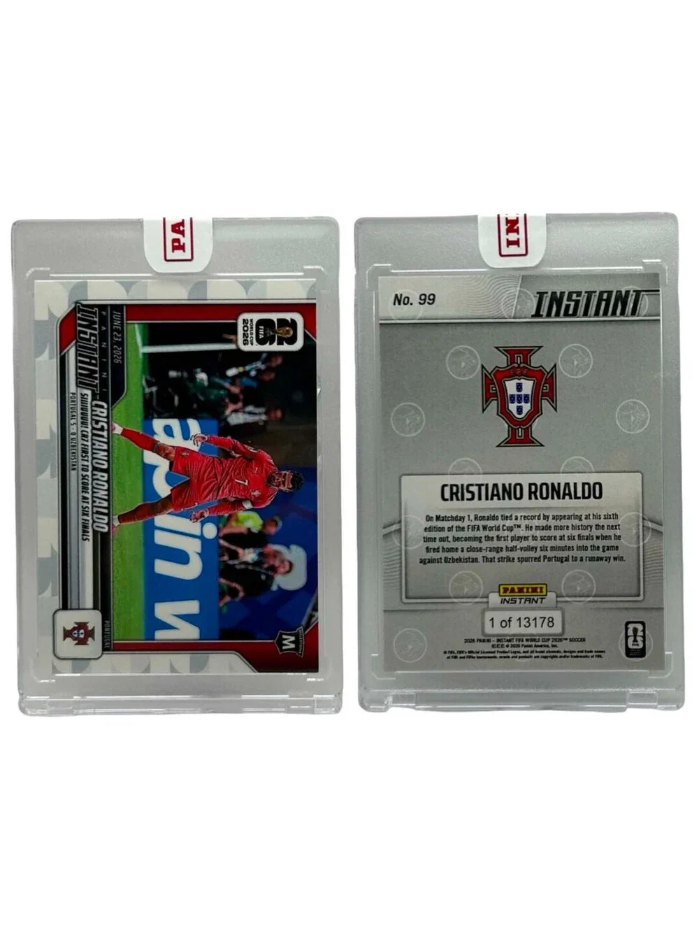 2026 Panini Instant FIFA World Cup #99 Cristiano Ronaldo  Portugal